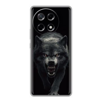 Силиконовый чехол на Tecno Camon 30S с принтом Волк