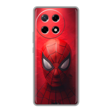 Силиконовый чехол на Tecno Camon 30S с принтом Spiderman Человек паук