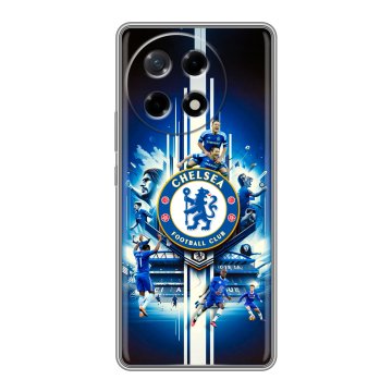 Силиконовый чехол на Tecno Camon 30S с принтом Chelsea Челси Силиконовый чехол на Tecno Camon 30S с принтом Chelsea Челси