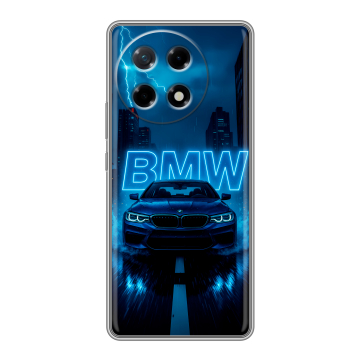 Силиконовый чехол на Tecno Camon 30S с принтом BMW БМВ