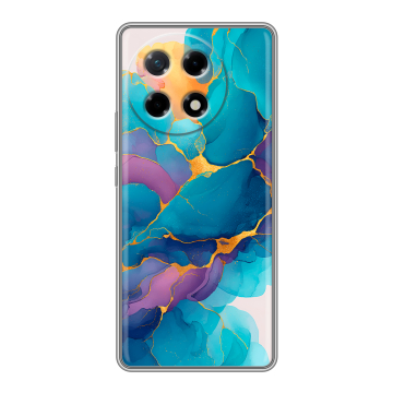 Силиконовый чехол на Tecno Camon 30S с принтом Мрамор блестки Силиконовый чехол на Tecno Camon 30S с принтом Мрамор блестки