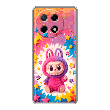 Силиконовый чехол на Tecno Camon 30S с принтом Labubu Лабубу