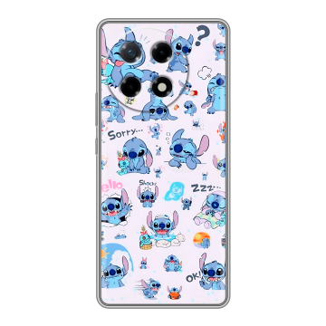 Силиконовый чехол на Tecno Camon 30S с принтом Лило и Стич Силиконовый чехол на Tecno Camon 30S с принтом Лило и Стич