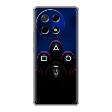 Силиконовый чехол на Tecno Camon 30S с принтом Игра Кальмара Силиконовый чехол на Tecno Camon 30S с принтом Игра Кальмара