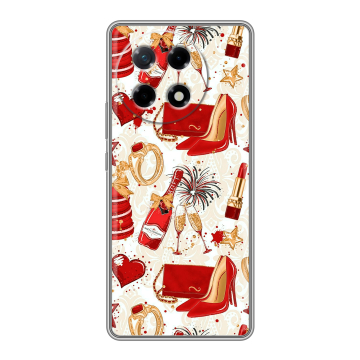 Силиконовый чехол на Tecno Camon 30S с принтом Новый год Силиконовый чехол на Tecno Camon 30S с принтом Новый год
