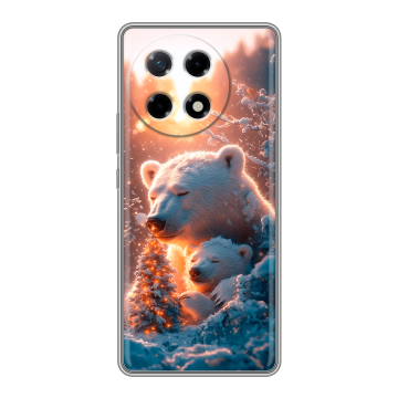Силиконовый чехол на Tecno Camon 30S с принтом Новый год Силиконовый чехол на Tecno Camon 30S с принтом Новый год