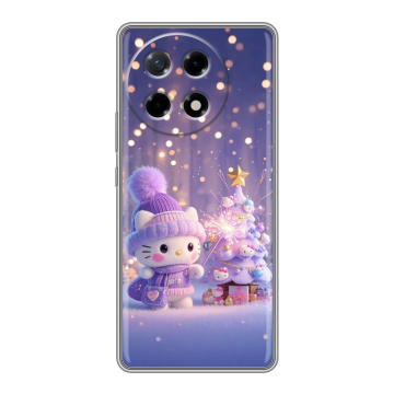 Силиконовый чехол на Tecno Camon 30S с принтом Новый год Силиконовый чехол на Tecno Camon 30S с принтом Новый год