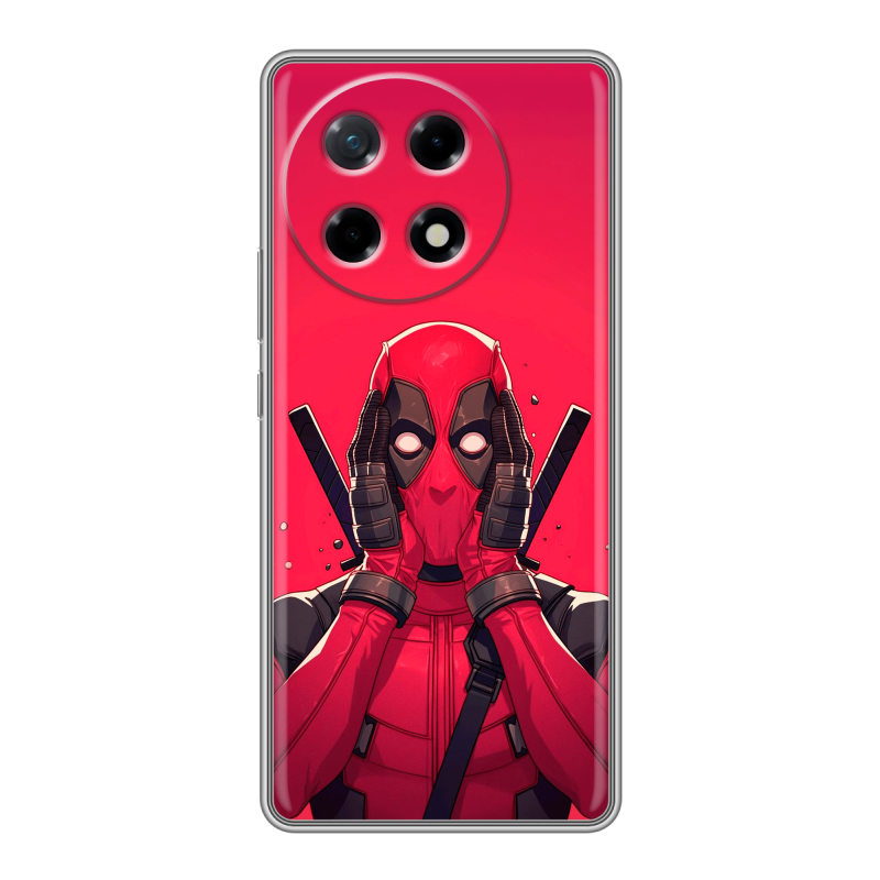 Силиконовый чехол на Tecno Camon 30S с принтом Дедпул Deadpool Силиконовый чехол на Tecno Camon 30S с принтом Дедпул Deadpool