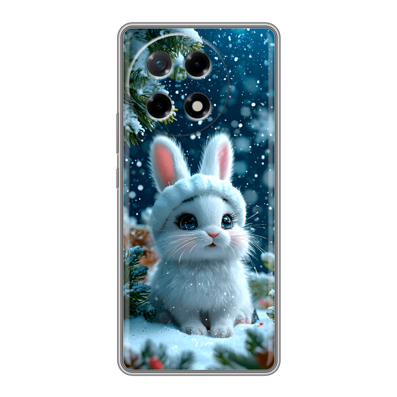 Силиконовый чехол на Tecno Camon 30S с принтом Новый год Силиконовый чехол на Tecno Camon 30S с принтом Новый год
