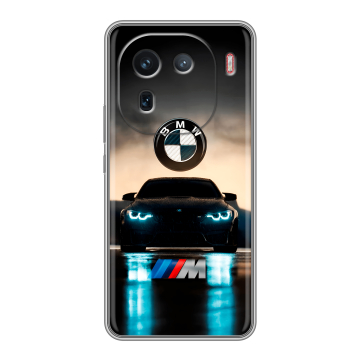 Силиконовый чехол на IQOO 12 с принтом БМВ BMW
