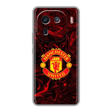 Силиконовый чехол на IQOO 12 с принтом Manchester United Силиконовый чехол на IQOO 12 с принтом Manchester United
