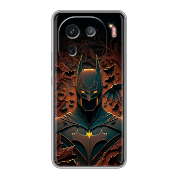 Силиконовый чехол на IQOO 12 с принтом Batman Бэтмен Силиконовый чехол на IQOO 12 с принтом Batman Бэтмен