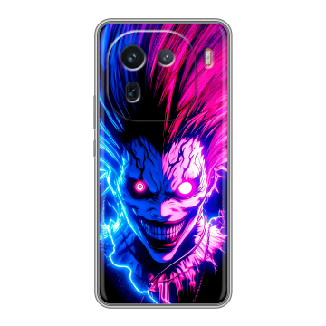 Силиконовый чехол на IQOO 12 с принтом Death note Тетрадь смерти Силиконовый чехол на IQOO 12 с принтом Death note Тетрадь смерти