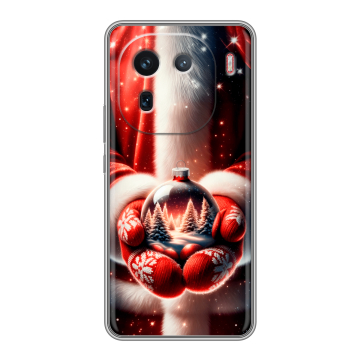 Силиконовый чехол на IQOO 12 с принтом Новый год Силиконовый чехол на IQOO 12 с принтом Новый год