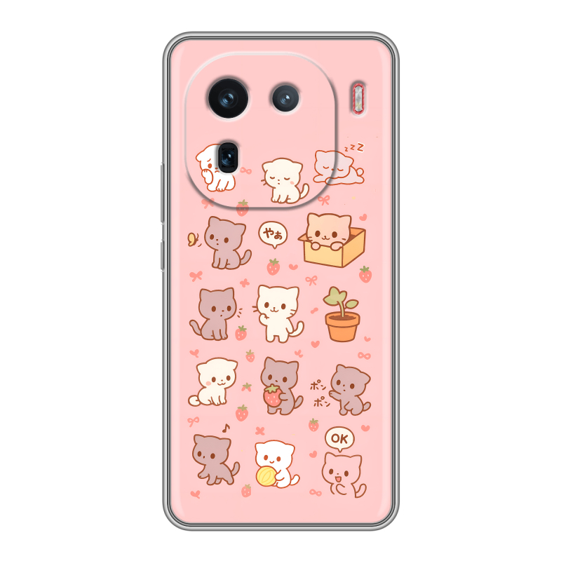 Силиконовый чехол на IQOO 12 с принтом Hello Kitty Хелоу Кити Силиконовый чехол на IQOO 12 с принтом Hello Kitty Хелоу Кити