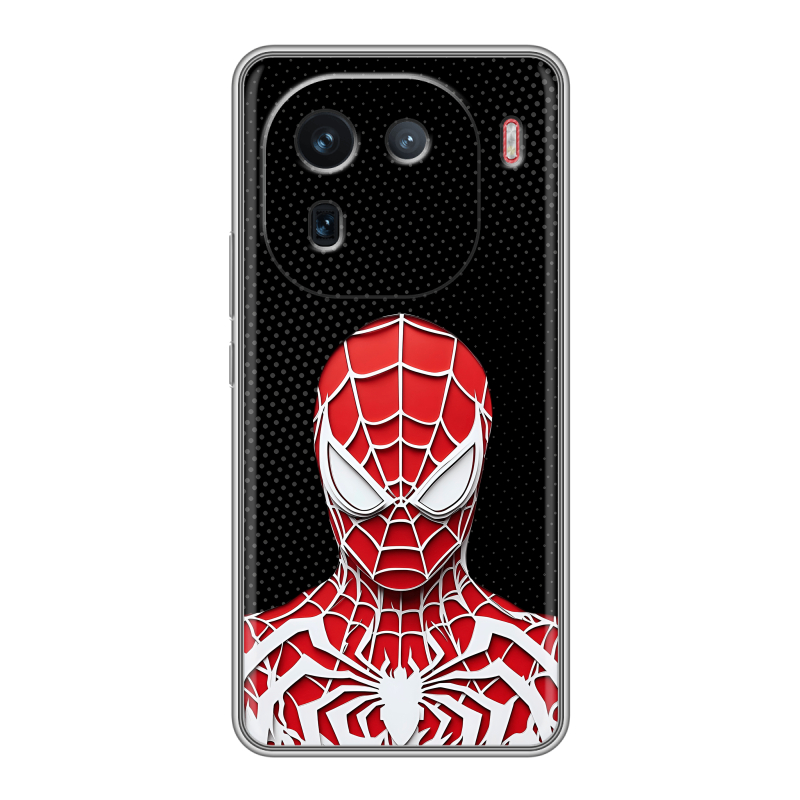 Силиконовый чехол на IQOO 12 с принтом человек паук spiderman Силиконовый чехол на IQOO 12 с принтом человек паук spiderman