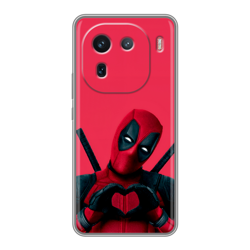 Силиконовый чехол на IQOO 12 с принтом Дедпул Deadpool Силиконовый чехол на IQOO 12 с принтом Дедпул Deadpool