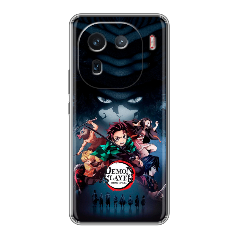 Силиконовый чехол на IQOO 12 с принтом Demon Slayer Клинок рассекающий демонов Силиконовый чехол на IQOO 12 с принтом Demon Slayer Клинок рассекающий демонов