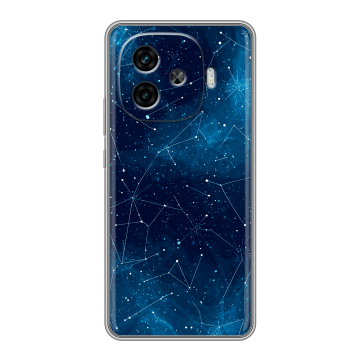 Силиконовый чехол на IQOO Z9 с принтом Космос звезды