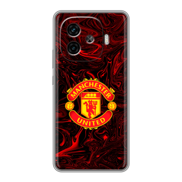 Силиконовый чехол на IQOO Z9 с принтом Manchester United