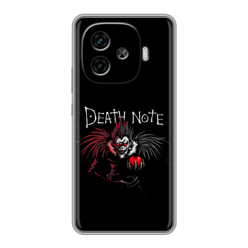 Силиконовый чехол на IQOO Z9 с принтом Death note Тетрадь смерти Силиконовый чехол на IQOO Z9 с принтом Death note Тетрадь смерти