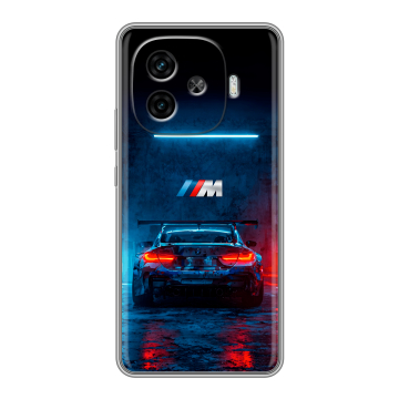 Силиконовый чехол на IQOO Z9 с принтом BMW БМВ Силиконовый чехол на IQOO Z9 с принтом BMW БМВ