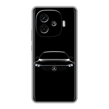 Силиконовый чехол на IQOO Z9 с принтом Mercedes Мерседес Силиконовый чехол на IQOO Z9 с принтом Mercedes Мерседес