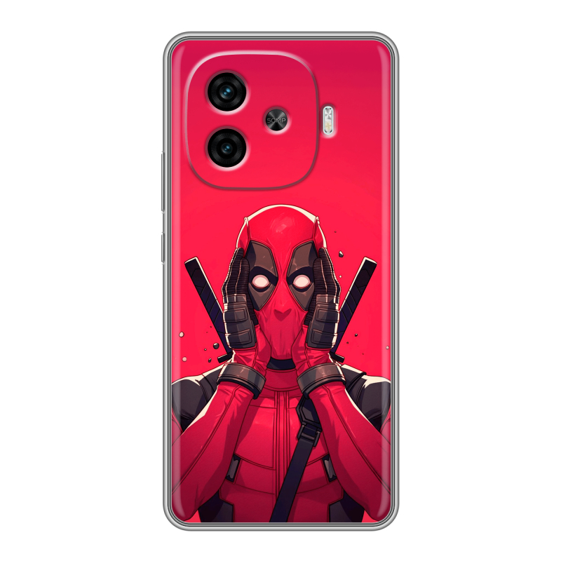 Силиконовый чехол на IQOO Z9 с принтом Дедпул Deadpool Силиконовый чехол на IQOO Z9 с принтом Дедпул Deadpool