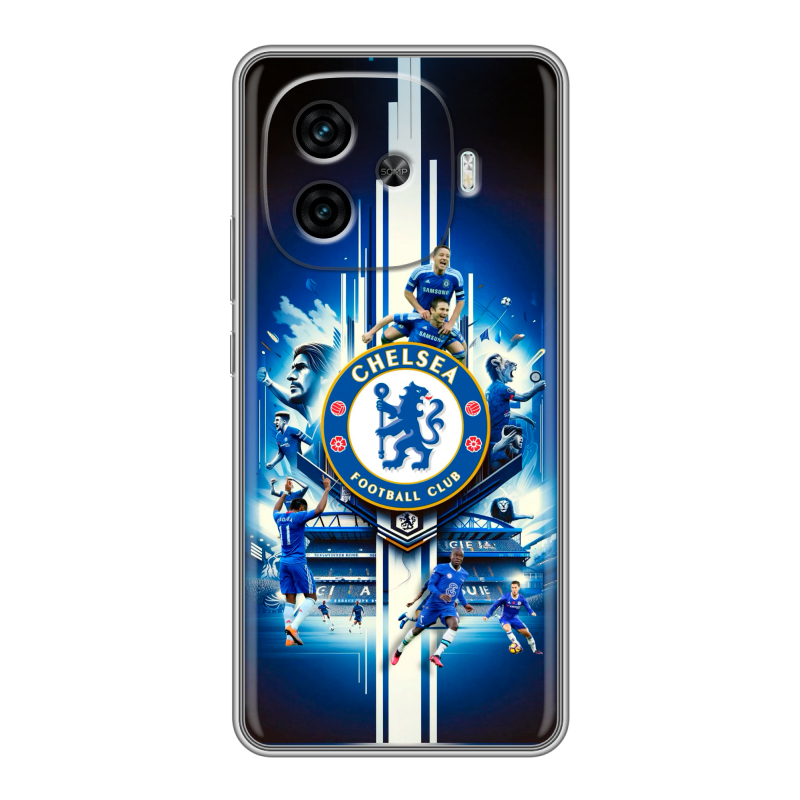 Силиконовый чехол на IQOO Z9 с принтом Chelsea Челси Силиконовый чехол на IQOO Z9 с принтом Chelsea Челси