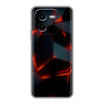 Силиконовый чехол на IQOO Z9x с принтом Яркие абстракции Силиконовый чехол на IQOO Z9x с принтом Яркие абстракции