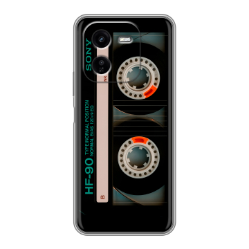 Силиконовый чехол на IQOO Z9x с принтом Кассета Силиконовый чехол на IQOO Z9x с принтом Кассета