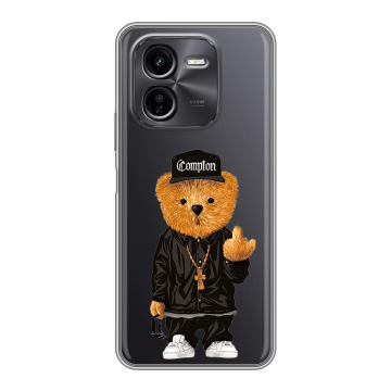 Силиконовый чехол на IQOO Z9x с принтом Мишка Силиконовый чехол на IQOO Z9x с принтом Мишка