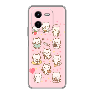 Силиконовый чехол на IQOO Z9x с принтом Hello Kitty Хелоу Кити Силиконовый чехол на IQOO Z9x с принтом Hello Kitty Хелоу Кити
