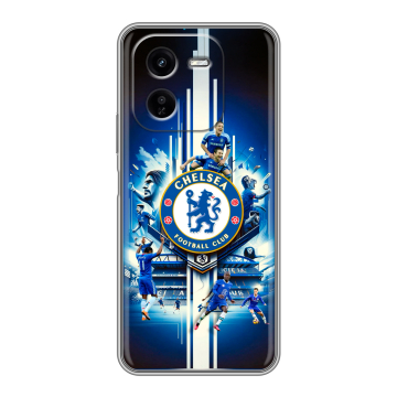 Силиконовый чехол на IQOO Z9x с принтом Chelsea Челси