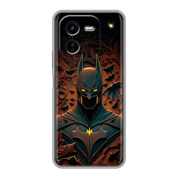 Силиконовый чехол на IQOO Z9x с принтом Batman Бэтмен