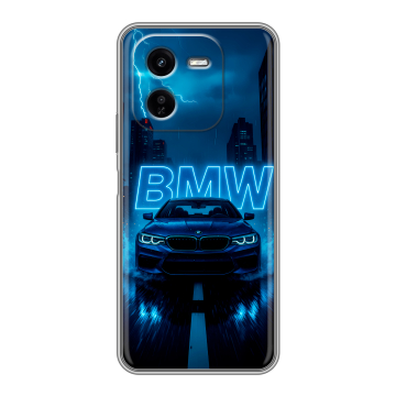 Силиконовый чехол на IQOO Z9x с принтом BMW БМВ Силиконовый чехол на IQOO Z9x с принтом BMW БМВ