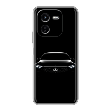Силиконовый чехол на IQOO Z9x с принтом Mercedes Мерседес Силиконовый чехол на IQOO Z9x с принтом Mercedes Мерседес