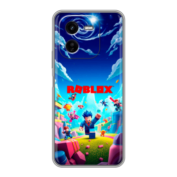 Силиконовый чехол на IQOO Z9x с принтом Roblox Роблокс Силиконовый чехол на IQOO Z9x с принтом Roblox Роблокс