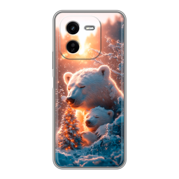 Силиконовый чехол на IQOO Z9x с принтом Новый год Силиконовый чехол на IQOO Z9x с принтом Новый год