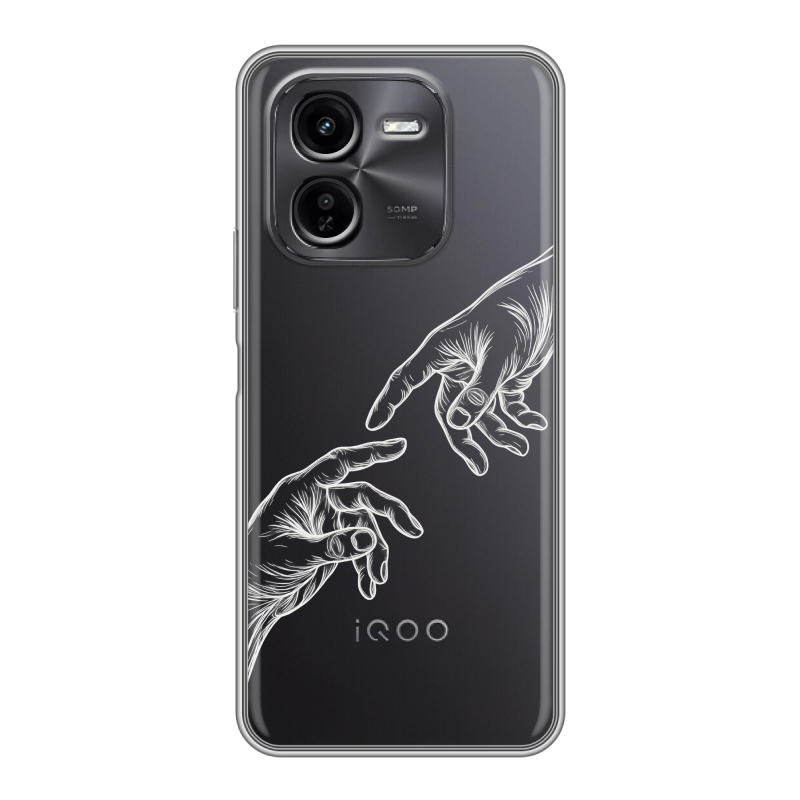 Силиконовый чехол на IQOO Z9x с принтом Сотворение мира Силиконовый чехол на IQOO Z9x с принтом Сотворение мира