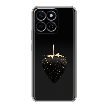 Силиконовый чехол на Honor X7c с принтом Черная клубника Силиконовый чехол на Honor X7c с принтом Черная клубника