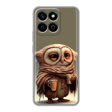 Силиконовый чехол на Honor X7c с принтом Сова Силиконовый чехол на Honor X7c с принтом Сова