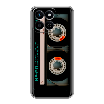 Силиконовый чехол на Honor X7c с принтом Кассета Силиконовый чехол на Honor X7c с принтом Кассета