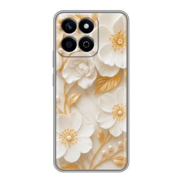 Силиконовый чехол на Honor X7c с принтом Цветы Силиконовый чехол на Honor X7c с принтом Цветы