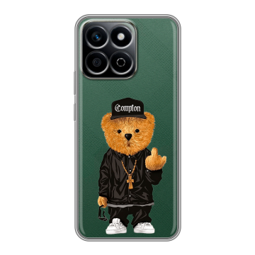 Силиконовый чехол на Honor X7c с принтом Мишка