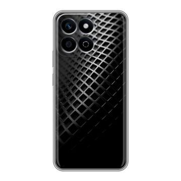 Силиконовый чехол на Honor X7c с принтом Текстура металла Силиконовый чехол на Honor X7c с принтом Текстура металла