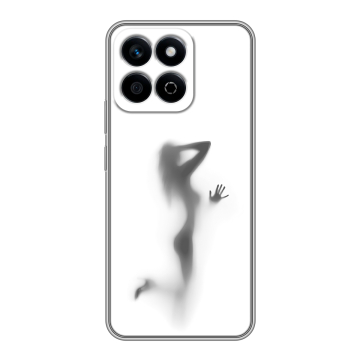 Силиконовый чехол на Honor X7c с принтом Силуэт
