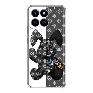 Силиконовый чехол на Honor X7c с принтом Луи робот Силиконовый чехол на Honor X7c с принтом Луи робот