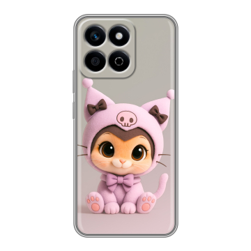 Силиконовый чехол на Honor X7c с принтом Куроми Kuromi Силиконовый чехол на Honor X7c с принтом Куроми Kuromi