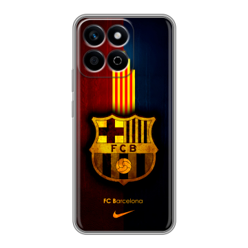 Силиконовый чехол на Honor X7c с принтом Барселона Barcelona